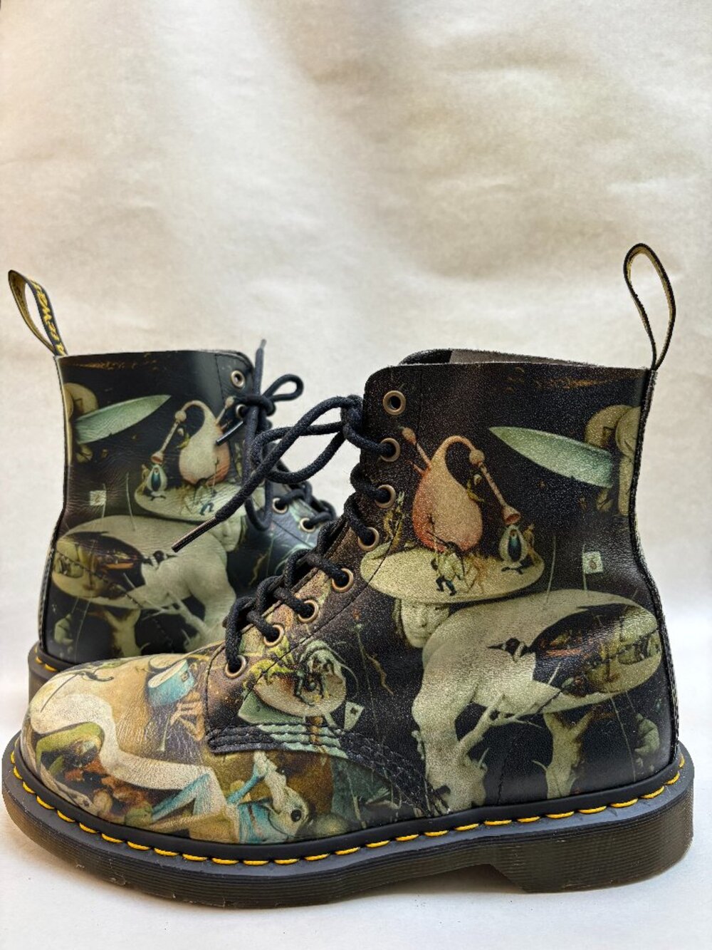 ~RARE~ Authentic Dr. Marten x Hieronymous Bosch Pascal Hell Boots sz m10 w11 - Picture 1 of 12